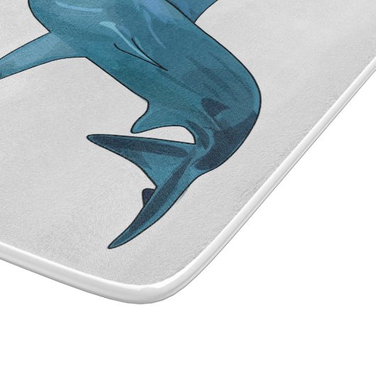 Planche À Découper Illustration de requin marteau (Coin)