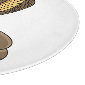 Planche À Découper Illustration de serpent à cobra Brown (Coin)