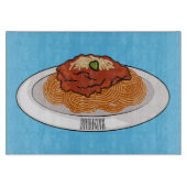 Planche À Découper Illustration de Spaghetti (Devant)