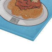 Planche À Découper Illustration de Spaghetti (Coin)