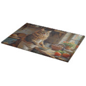 Planche À Découper Illustration de style peinture à l'huile d'un Sibé (Coin)