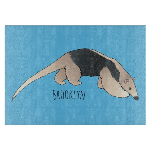 Planche À Découper Illustration de Tamandua (Devant)