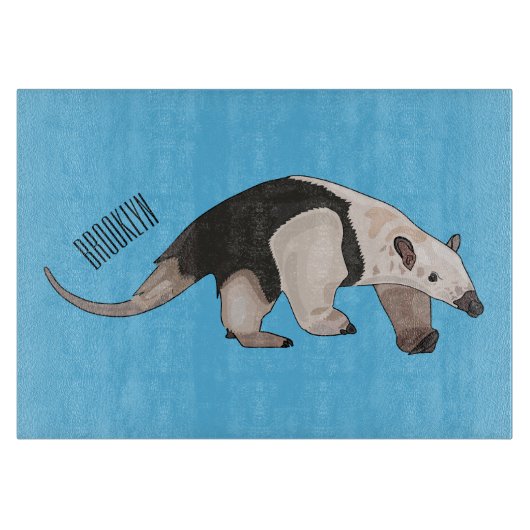 Planche À Découper Illustration de Tamandua (Devant)