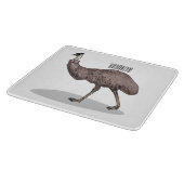 Planche À Découper Illustration d'Emu bird (Coin)