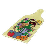 Planche À Découper Illustration des amateurs de fromage et de vin (Coin)