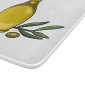 Planche À Découper Illustration d'huile d'olive (Coin)