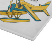 Planche À Découper Illustration d'hydravion (Coin)