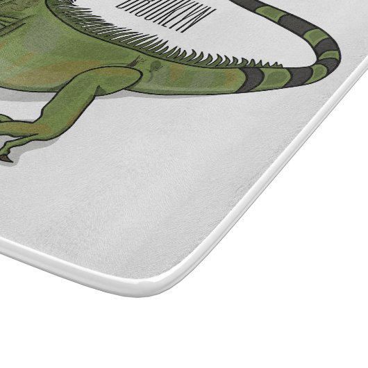 Planche À Découper Illustration d'Iguana (Coin)