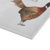 Planche À Découper Illustration d'oiseau faisan à cou circulaire (Coin)