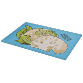 Planche À Découper Illustration du chou-fleur (Coin)