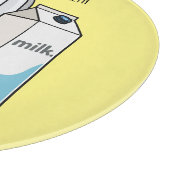 Planche À Découper Illustration du lait (Coin)