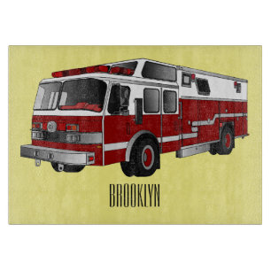 Planche À Découper Illustration du moteur à incendie
