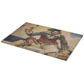 Planche À Découper Illustration du pirate et de l'accouplement de bar (Coin)