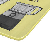 Planche À Découper Illustration du processeur et du mixeur alimentair (Coin)