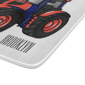 Planche À Découper Illustration du tracteur (Coin)