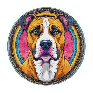 Planche À Découper Illustration du vecteur chien