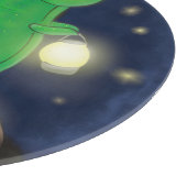 Planche À Découper Illustration du ver vert mou (Coin)