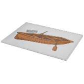Planche À Découper Illustration d'un bateau à roues (Coin)