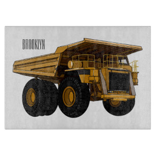 Planche À Découper Illustration d'un camion à grande échelle