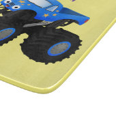 Planche À Découper Illustration d'un camion monstre bleu mou (Coin)