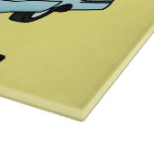 Planche À Découper Illustration d'un campervan heureux (Coin)