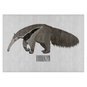 Planche À Découper Illustration d'un dessin animé d'Anteater