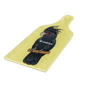 Planche À Découper Illustration d'un oiseau de cobaye de palme (Coin)