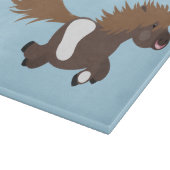 Planche À Découper Illustration d'un poney de Shetland mignon (Coin)