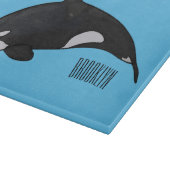 Planche À Découper Illustration d'une baleine tueuse (Coin)