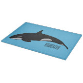 Planche À Découper Illustration d'une baleine tueuse (Coin)