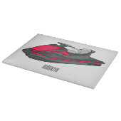Planche À Découper Illustration Jet ski (Coin)