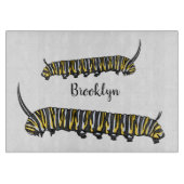 Planche À Découper Illustration Monarch caterpillar (Devant)