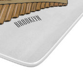 Planche À Découper Illustration Pan flûte / panpipes (Coin)