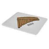 Planche À Découper Illustration Pan flûte / panpipes (Coin)