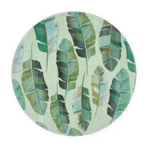Planche À Découper Illustration tropicale Plante de banane à la mode