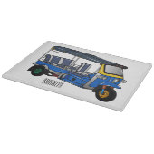 Planche À Découper Illustration Tuk tuk (Coin)