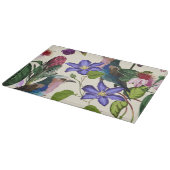 Planche À Découper Illustrations de fleurs tropicales, oiseaux exotiq (Coin)