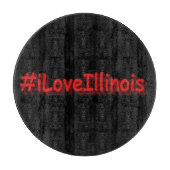 Planche À Découper "#iLoveIllinois" Joli design. Acheter maintenant (Devant)