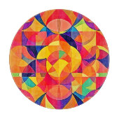 Planche À Découper Image Abstraite de symétrie dynamique (Devant)