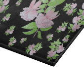 Planche À Découper image florale de bouquets de jolies fleurs roses (Coin)