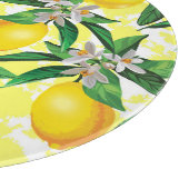 Planche À Découper Imaginaire citron : Motif Floral Créatif (Coin)