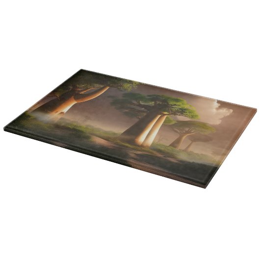 Planche À Découper Imaginaire forestier du baobab à Madagascar (Coin)