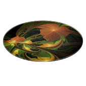 Planche À Découper Imaginaire Plante Abstrait rouille verte Brown fra (Coin)