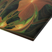 Planche À Découper Imaginaire Plante Abstrait rouille verte Brown fra (Coin)