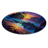 Planche À Découper Imaginaire Tropical Beach Trois (Coin)