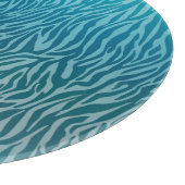 Planche À Découper Impression Aqua Ombre Zebra (Coin)
