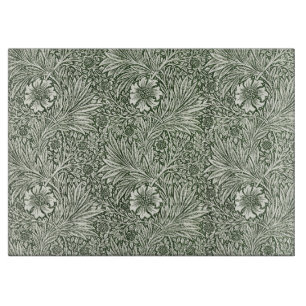 Planche À Découper Impression d'art floral vert souci de William Morr