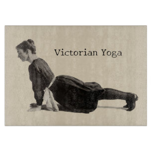 Planche À Découper Impression de femme de yoga victorienne vintage en