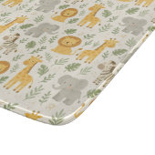 Planche À Découper Impression de nurserie d'animaux de safari (Coin)
