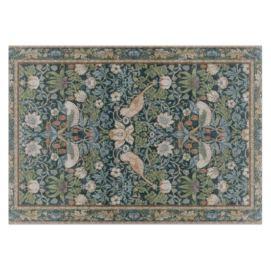 Planche À Découper Impression de tapis de soie persan (Devant)